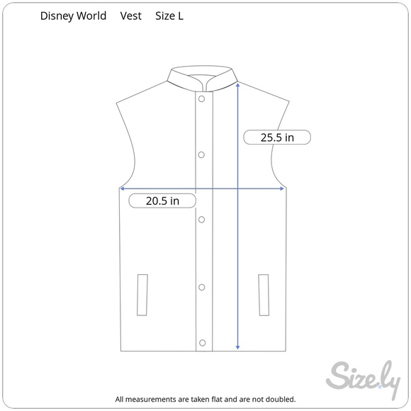 [Disney World] Blue Minnie Mouse Fleece Vest - Picture 7 of 7